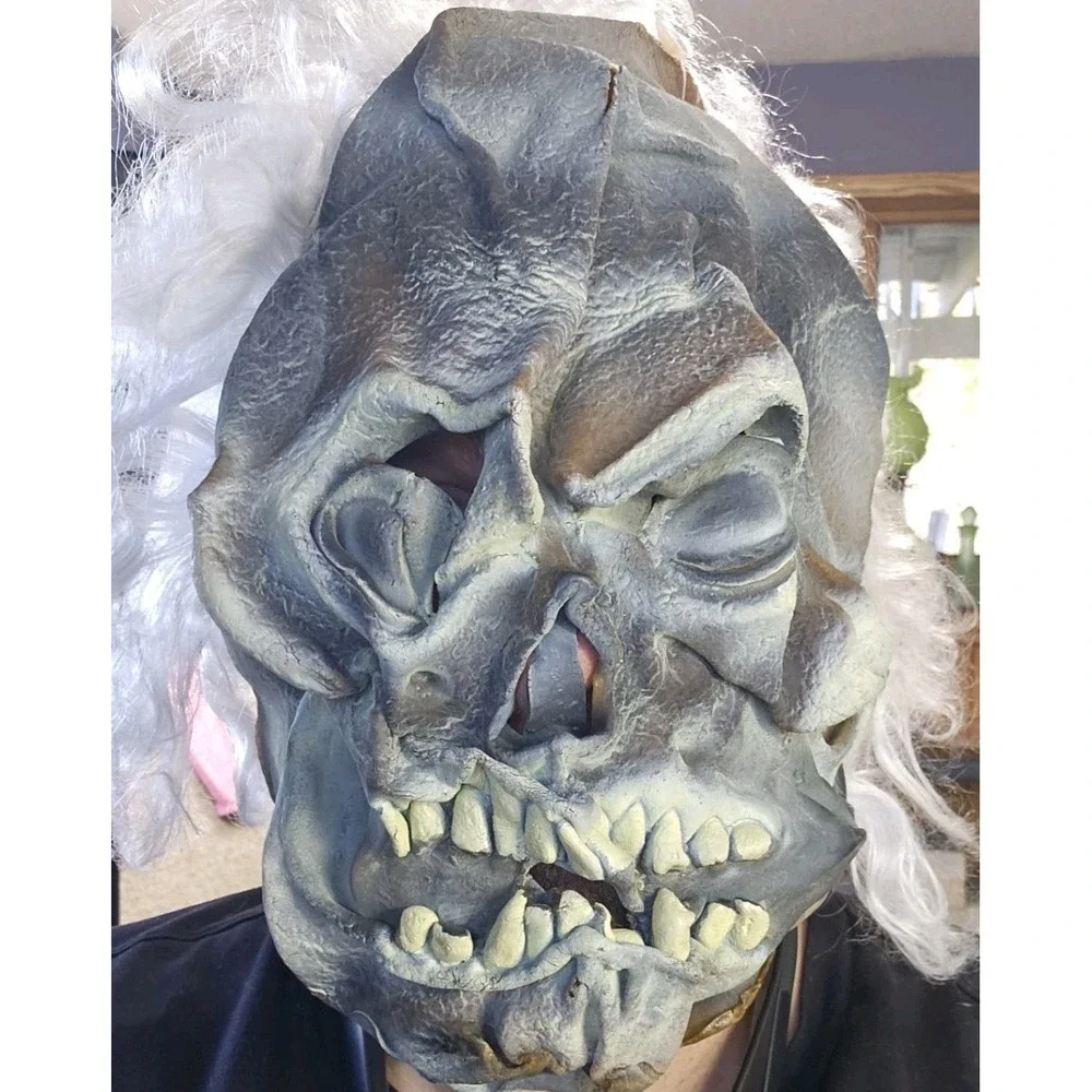 Vintage 1995‎ Paper Magic Spooky Monster Zombie Scary Teeth Latex Rubber Mask